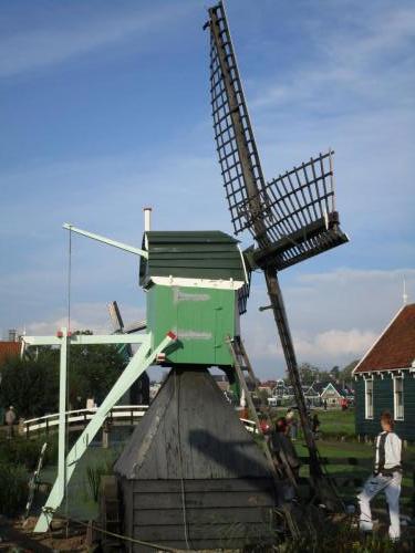 Windmill in Zaanse Schans.
