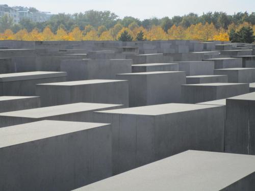 The Holocaust Memorial. Pictures cannot do it justice. We did not walk through. I will do that on my own another day.