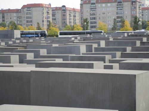 The Holocaust Memorial. Pictures cannot do it justice. 